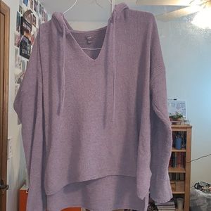 Lavender Hooded Sweater